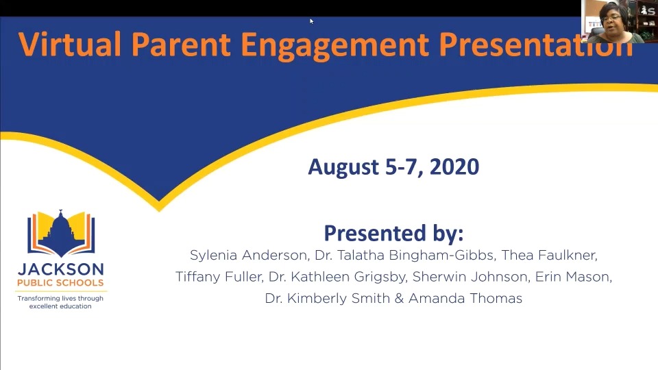 Virtual Parent Engagement Presentation-Middle Schools